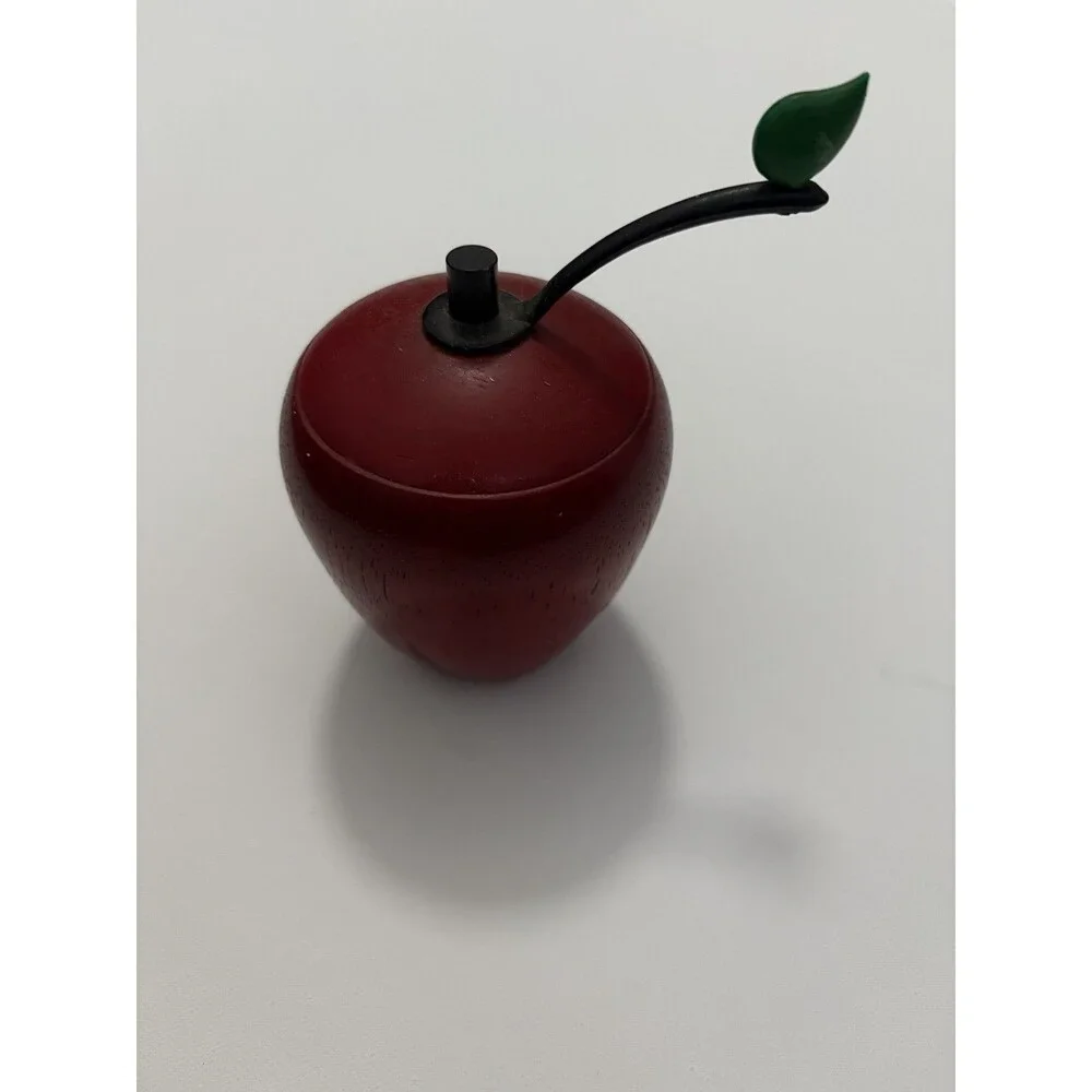 Vintage pepper mill Unique Red Apple